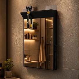 Fogless Shower Mirror for Shaving, Anti-Fog Bathroom Mirror