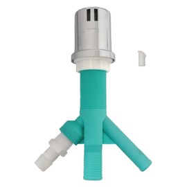 Universal Dual Air Gap with Long Body Thread with 1/2-inch MIPT and 5/8-inch OD Inlets and 7/8-inch OD Outlet (AG200-010 AMERIGAP)