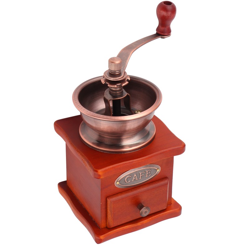 Mini Vintage Hand Cranked Coffee Bean Mill Manual Coffee Grinder