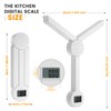 Folding Food Scale,Digital Kitchen Scale,Highly Accurate Compact Small Scale with
