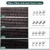 Lash Clusters 320PCS 12-20MM 30D+40D+80D+100D DIY Eyelash Extensions Kit Fluffy