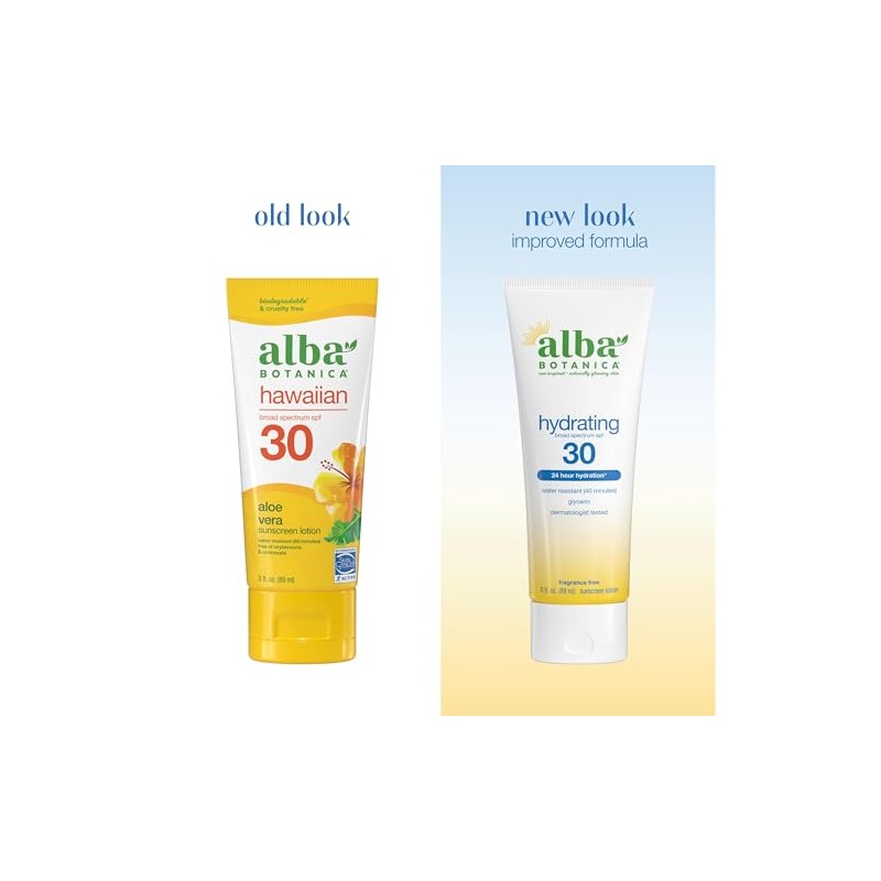 Alba Botanica Hawaiian Aloe Vera Sunscreen Spf Ounce