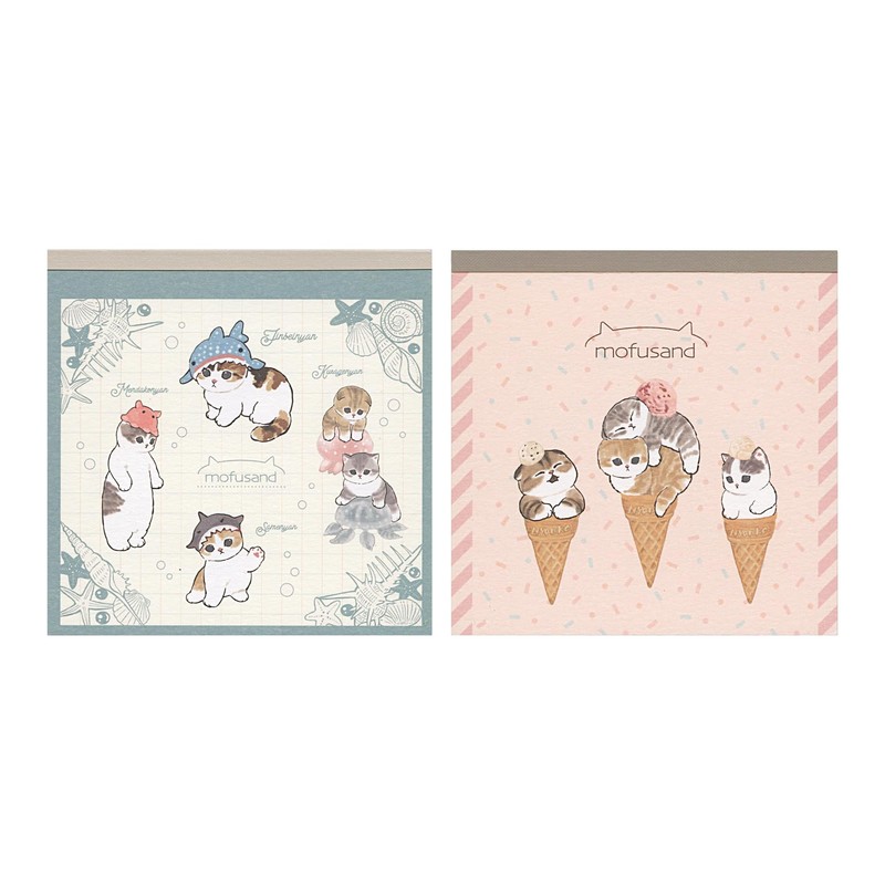 Sunstar Stationery Mofusand Memo Square Ice S2839067