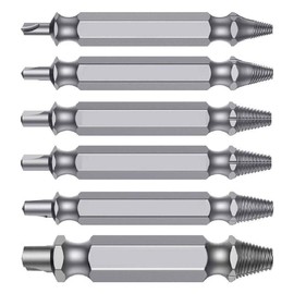 CRLLDPM Screw Extractor Set, Screw Extractor with Magnetic Bit Holder, Screw Remover Extractor, for Damaged Screws