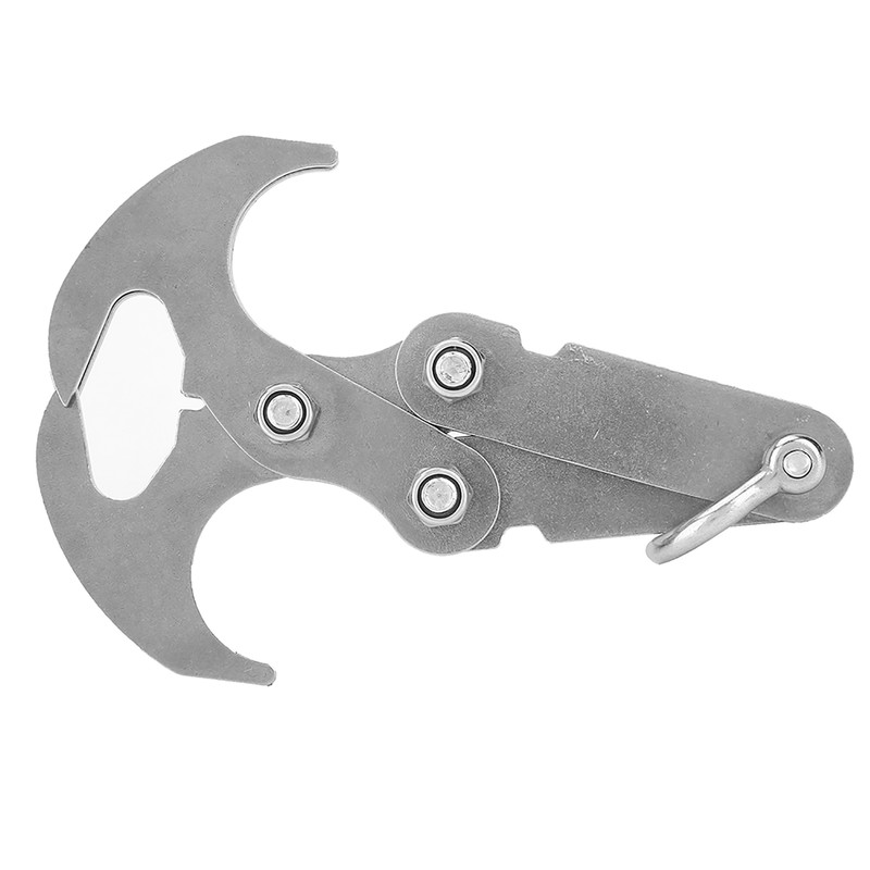 1pc Multifunctional Stainless Steel Grappling Hook Climbing Claw Outdoor Survival
