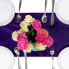 12 Pack Purple Satin Table Runner 12 x 108 Inches