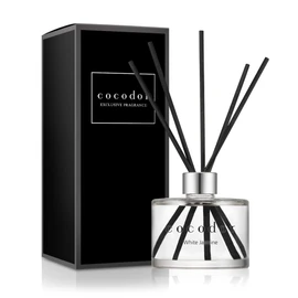 COCODOR Signature Reed Diffuser Set/White Jasmine / 6.7oz /1 Pack/Home Fragrance Diffuser, Oil Scent Diffuser for Bathroom Shelf Decor