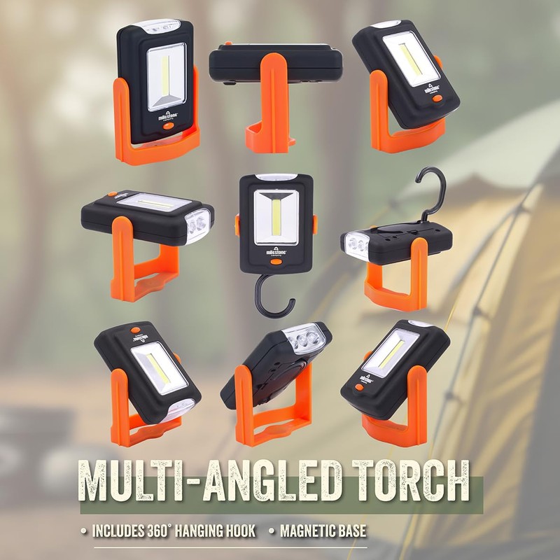 Benross Marketing Ltd Milestone Camping Ultra Bright COB LED Multi