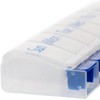 EZ Open Push Button Pill Box Organizer - 7 Day