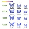 SAOROPEB Butterfly Wall Stickers, 48 Pcs 4 Styles 3 Sizes,