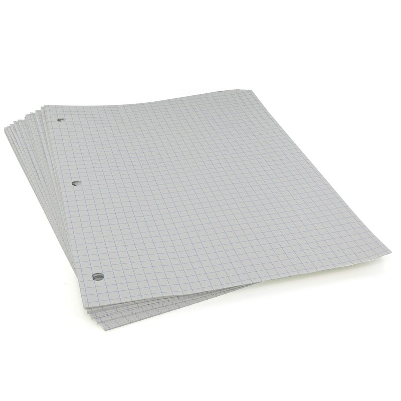 Emraw 4-1" Filler Paper Quad Ruled Loose Leaf Filler Papers