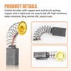 3 pack 126984 Carbon Brush with Spring for Miller Welder