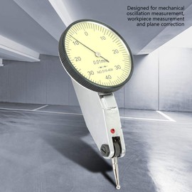 Dial Gauge Test Display Set, 0-40-0 0.01 mm Precision Dovetail Clamp Dial Gauge Test Indicator Dial Gauge with 2 Probes, Dial Gauge (Ruby)