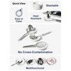 LE TAUCI Ceramic Spoon Rest for Stove Top, Spoon Holder