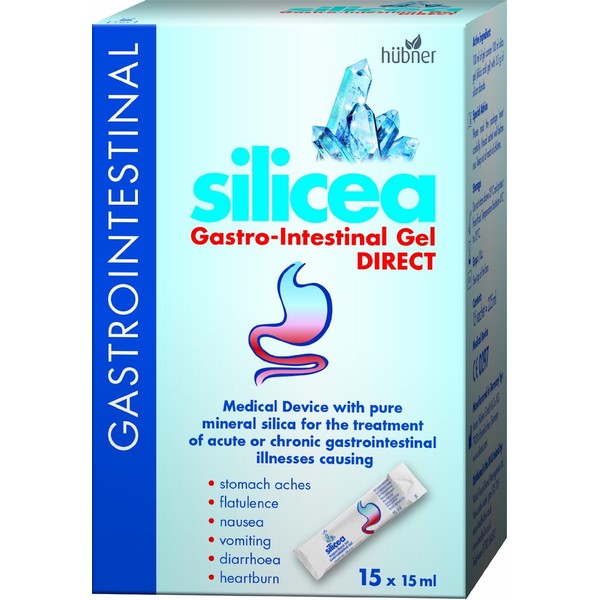 Silicea Gastro Intestinal Gel 15 x 15ml Sachet - x 2 *Twin DEAL Pack*