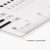 QUARKZMAN 5pcs High Precision SEC Size Estimation Chart 8 cm