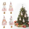 Bekecidi 4 PCS Christmas Party Decorations: Hanging Pendant Xmas Tree