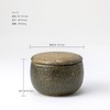 Kogetsu 1 Piece Pottery, Made in Japan, Shigaraki Ware, Ohitsu