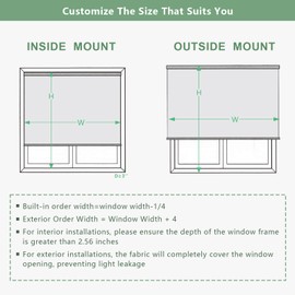 Motorized Blinds with Remote, 95% Blackout Smart Electric Blinds, Built-in Rechargeable Automatic Blinds for Window Compatible with Alexa Google (Luxurious White, 36" W x 72" H)