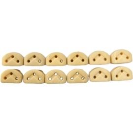 Juego De Sujetadores Cuerdas Guitarra 12 Uds. Bridas 3 Agujeros Cuentas Puente Textura Para Reparar Retenedores Guitarra Clásica