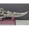 Dragon Letter Opener Knife With Wooden Stand Fantasy Mythical