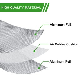 AGHITG Double Bubble Reflective Insulation,Window Insulation for Summer Heat,23.6"x 10 Ft RV Insulation for Heat Insulation,Thermal Insulation Shield
