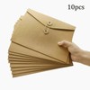 Pack of 10 A5 Document Wallet Presentation Folder Cardboard File