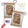 Cat Scottish Fold Happiness Garden Flag Set with Stand Animals