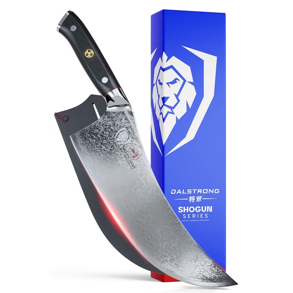 DALSTRONG Meat Cleaver Knife - 9" (23 cm) Blade - 'The Raptor' - Shogun Series - Japanese AUS-10V Super Steel - w/Sheath