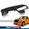 PIT66 Black Dash Pad Bezel Compatible with Ford F150 1997-2003/