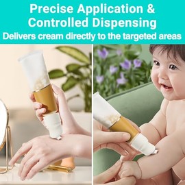 Tilcare Aplicador De Crema Para Paales Esptula Universal Para Todos Los Tubos, Esptula Para Paal Y Trasero De Beb Sin Bpa, Esptula Mejorada Para...   