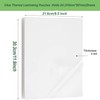 Clear Thermal Laminating Pouches Laminating Sheets for Use with Thermal