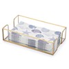 Sumnacon Napkin Holder,Glass Napkin Holder Table,Stylish Guest Towel Holder for