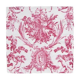 Caspari Romantic Toile Rose Luncheon Napkins - 20 Per Package, 2 Packs