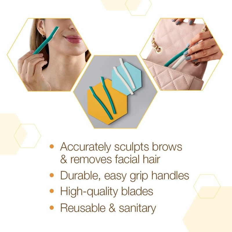 GiGi Navajas para Delinear Vello Facial Rostro y Cejas 4