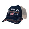 Kubota Navy Denim w/Tan Mesh Cap