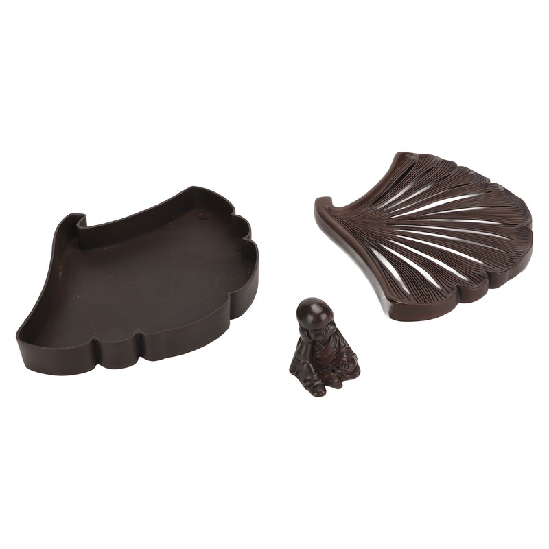 Ginkgo Leaf Incense Burner Antique Exquisite Zinc Alloy Incense Burner