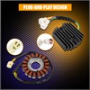 RANSOTO Stator with Regulator Rectifier with Gasket kit Compatible with