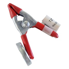 GRIPPICLAMP (12 Pack) 2" (5.1 cm) Metal Spring Clamp | Integrated Powerful Magnet | Multipurpose Holding Solution