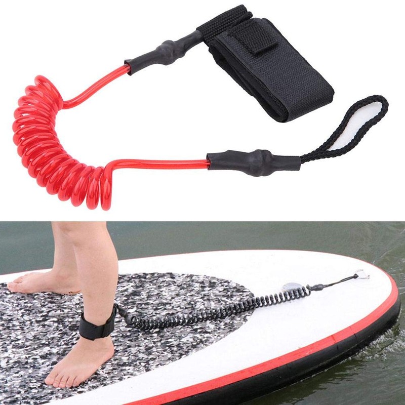 Canoe Paddle Lead, Surf Lead, Stand Up Paddle Board, Rolled