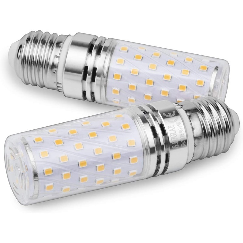 SAUGLAE 15W LED Bulbs, 120W Incandescent Bulbs Equivalent, 1500Lm, 3000K