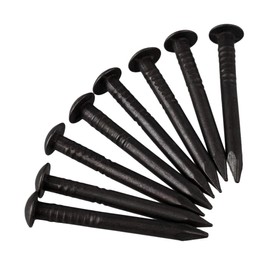 RDEXP Black Copper Round Head Wood Screw Nail Decorative Furniture Miniature Nail Pack of 50 (22 x 2mm)