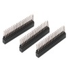 Gpio Stacking 2X20 Pin Headers Female 3Pcs 2 X 20