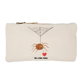 Mr. & Mrs. Panda Make-up Bag Spider Agathe Love, White, Hand Drawn