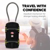 SURE LOCK TSA Compatible Travel Luggage Locks, Inspection Indicator Car