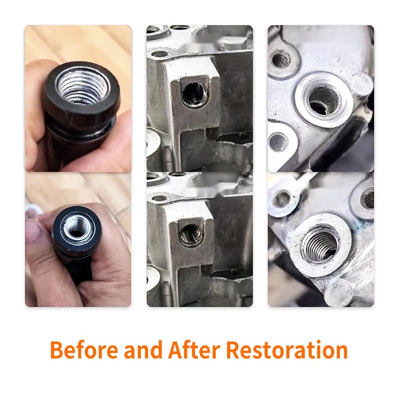 10Pcs Threaded Insert M8 X 1.25 Female and M10 X