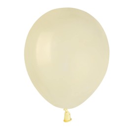 Pack of 100 balloons in natural latex premium quality G120 (diameter 33 cm/13 inches), light green