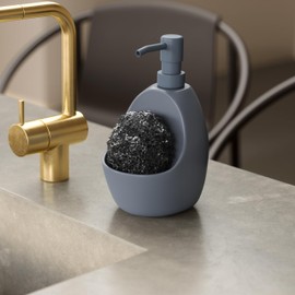 Umbra Soap Dispenser, Ceramic, Slate Blue