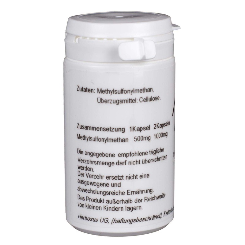 MSM Kapseln mit Methylsulfonylmethan vegetarisch von Herbosus