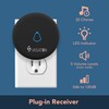 VEGATON Wireless Doorbell kits with IP55 Waterproof Level, 500ft Range,